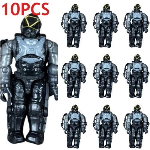 10PCS Mega Bloks COD Call of Duty Flight Soldier Black Helmet Building Figure