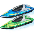 2 Boats 2.4GHz Remote Control Racing 12km/h Fast Electric for Kids Adults Use