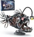 1038-Piece Mechanical Fish Building Set - Illuminating Ocean Décor for All Ages