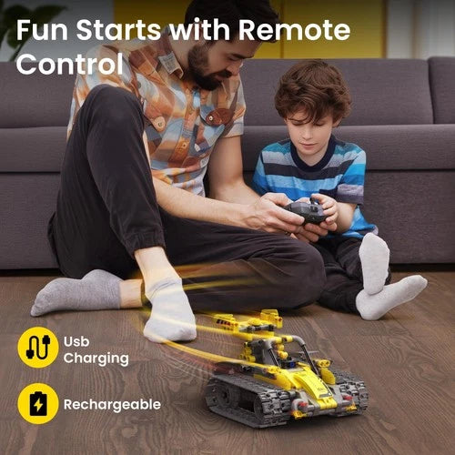 Sillbird B883 STEM Robot Building Kit with Remote Control for Boys 8-13
