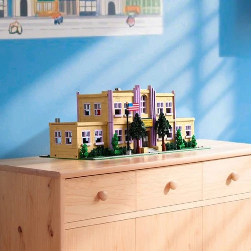 NEW Springfield Elementary School Modular Building Blocks Architecture 3500 PCS