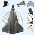 FX9672 RC Plane 4CH 2.4G Remote Control Airplane Jet Concealed Culvert 2battery