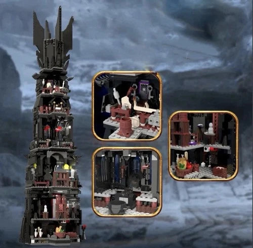NEW LOTR Tower of Orthanc Building Blocks Set - 2359 PCS - FAST US SHIPPING
