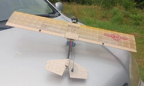 Slow Stick Sport SS version rc plane. Full kit with covering included.