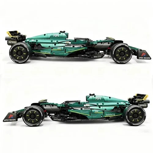 1912PCS Aston Martin Sports Car Building Blocks, Technical MOC DIY Model Set