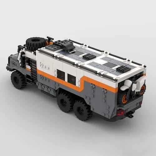 MOC-140755 Off-road Truck 6x6 with Full interior Military Vehicle Model