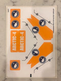 LEGO STICKER SHEET for 60064 Arctic Supply Plane, NEW & Genuine!