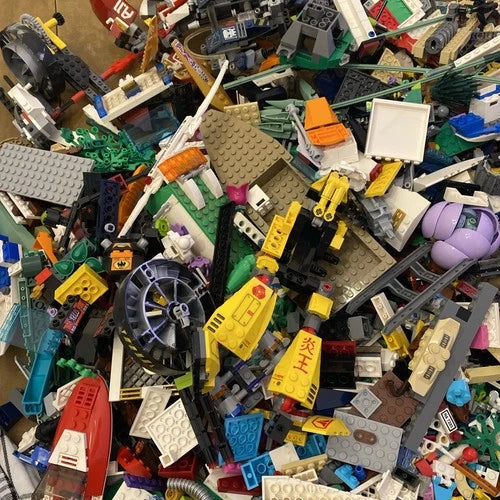 LEGO 18 lbs Pounds Random Parts Pieces Building Plates Blocks Washed Bulk Lots