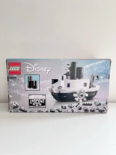 Lego Disney 100 Mini Steamboat Willie 40659 GWP Retired Sealed Mickey Mouse