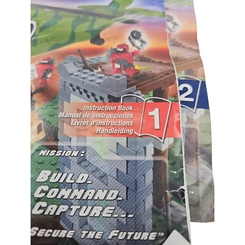Mega Bloks Command Ops 5521 Satellite Rescue Military Building Set No Box