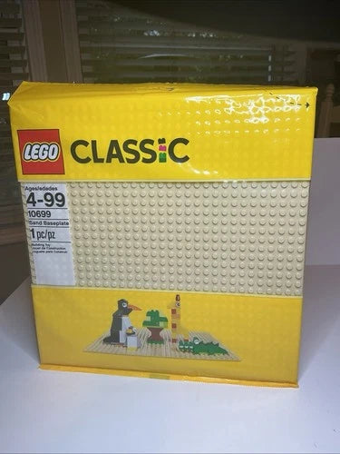 4 LEGO Classic Sand Baseplates 10699-RETIRED-ALL New and Sealed 32x32 Plates