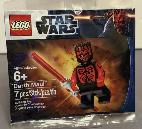 MEOW Star Wars Darth Maul Shirtless Minifigure Polybag 5000062 SEALED Rare 2012