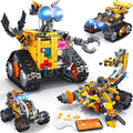 4-in-1 Rechargeable RC Robot Building Kit for Kids & Adults, STEM Coding Toy, 58