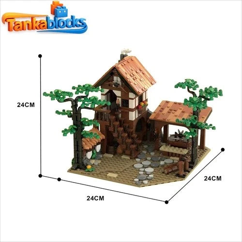 MOC-134494 Archery Range Expansion for Lion Knight Castle Building Set 908 Parts