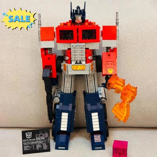 1508pcs Optimus Prime Building Blocks Fit 10302 Brick Transformers Model Toy