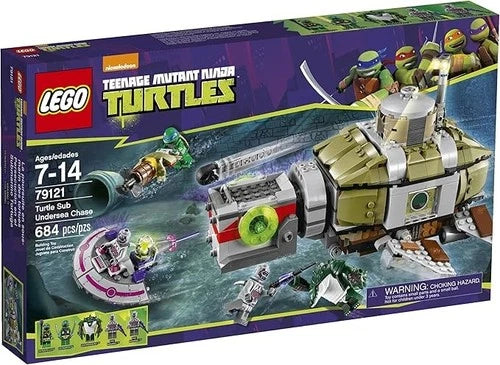 LEGO Ninja Turtles 79121 Turtle Sub Undersea Chase Building Set - Brand New