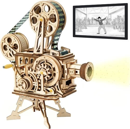 3D Wooden Puzzles Vitascope Adults Model Building Kits Mechanical Construction