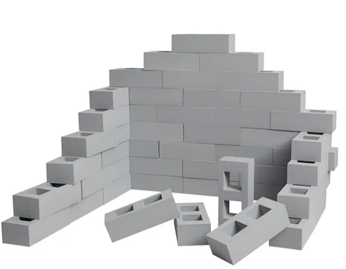 Deekin Foam Brick Building Blocks for Kids 8x4x2.4, 30Pcs