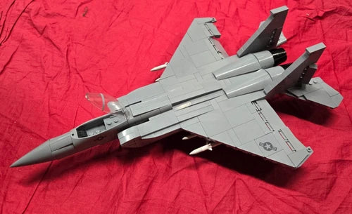 COBI Bricks Armed Forces USAF Boeing F-15 EAGLE Building Block Set w pilot 5803