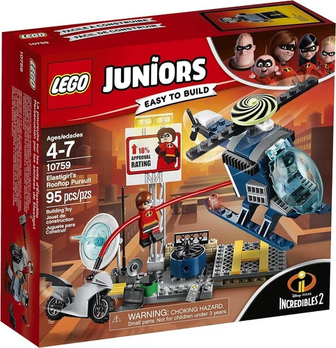 Lego Juniors The Incredibles 10759 ELASTIGIRL'S ROOFTOP PURSUIT Pixar NEW SEALED