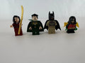 LEGO DC SuperHeroes Minifigure Lot (4) Batman & Robin Ra’s & Talia Al Ghul 76056