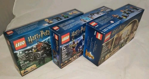🔥 MEOW LOT 3X Harry Potter Wizardly World SEALED Retired SETS 76386 76400 75945