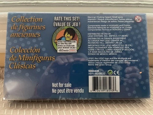 Lego vintage minifigure collection vol. 2 Toys R Us Bricktober 2012 new sealed