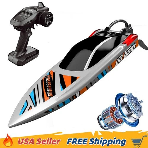 Brushless UDI018 RC Boat 22"Long 25mph/h Capsize Recovery Water Cooled RTR Kids