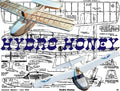 1/2A Hydro Honey Seaplane 25" WS RC Airplane Laser Cut Balsa Short Kit + Plans