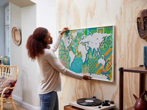 Art: World Map (31203) - 100% complete New Sealed (bagged)