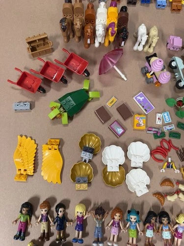 Huge Genuine LEGO Friends Mini Animal Accessory Lot 35+ Figures Horses Minecraft
