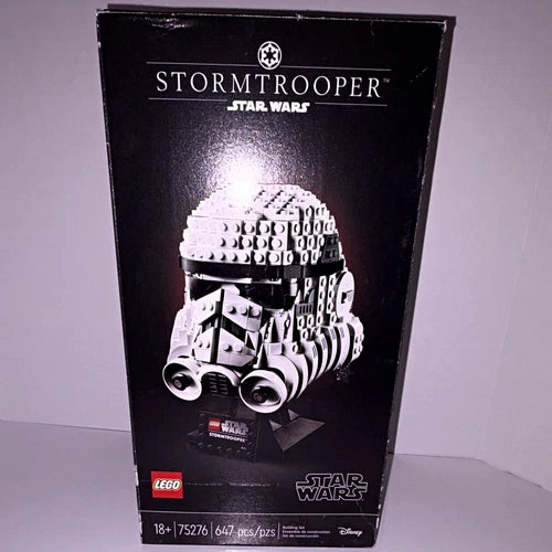 MEOW Star Wars Stormtrooper Helmet 75276 647 pcs 18+ Display Stand Box
