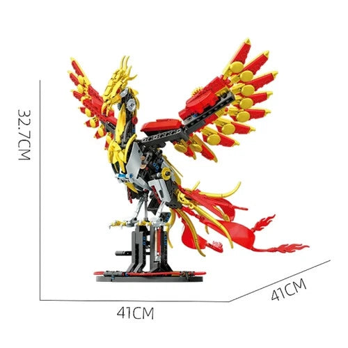 MOC Mechanical Phoenix Creator building blocks 901 pcs movies Birthday Toy gift