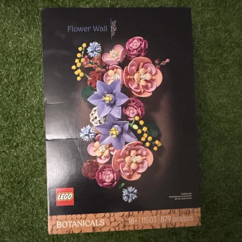 LEGO Botanicals Flower Wall 11503 Complete Set 879 pcs Building Set 18+