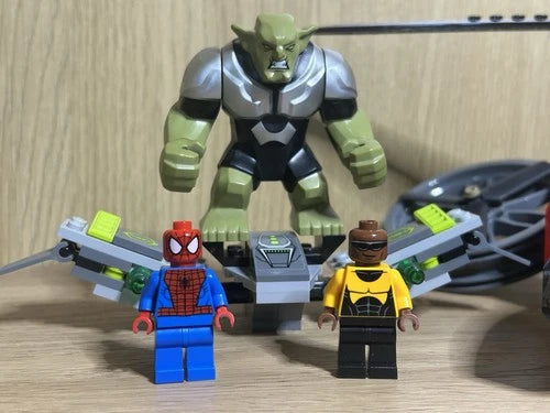 MEOW Marvel Super Heroes 76016 Spider-Helicopter Rescue Complete No Box or MJ
