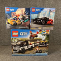 LEGO City Bundle 3 Sets ATV Race Team 60148 Go-Karts 60400 EV Supercar 60486