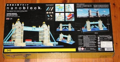 NANOBLOCK NB-045 TOWER BRIDGE DELUXE EDITION Set 1700 Pieces NEW In Box
