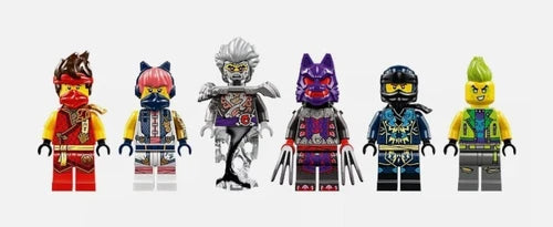 LEGO 71818 - Ninjago: Tournament Battle Arena - Minifigure Lot - 6 Mini Figures