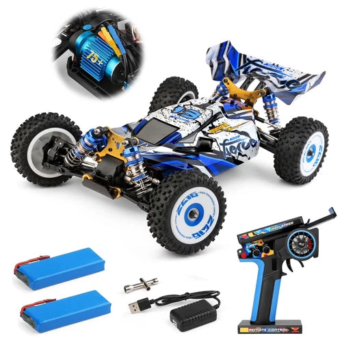 WLtoys 124017(V2) Fast RC Car, 1/12 Brushless RC Car with Independent ESC;75km/h