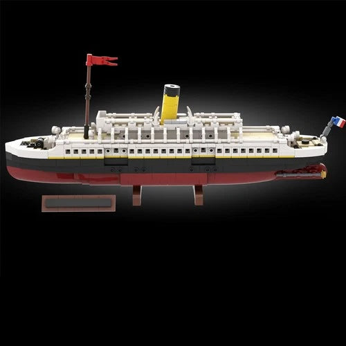 MOC-146032 MOC Former Tender Ship 1/200 scale with Stand and Plate 816 Parts