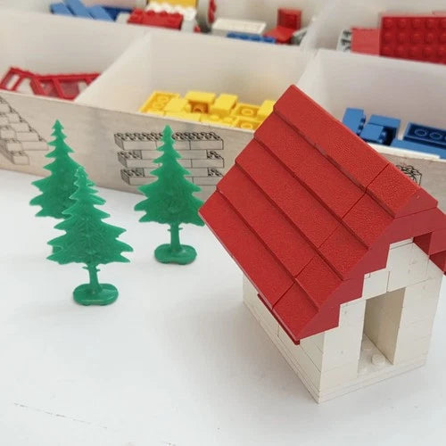 Vintage LEGO Samsonite & Technic 536 870 Building Sets Boxes Inserts 1960s 70s