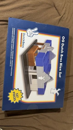 BrandOBlox Dutch Bros OG Blox Set 537 Pieces Interlocking Blocks Plastic