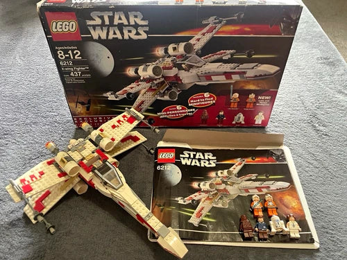 LEGO Star Wars 6212 X-wing Fighter 437pc Complete Set w/ Box Limited Edition