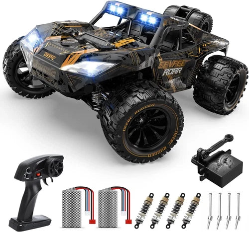 DEERC 9005E 1/14 RC Car 4WD Off Road Monster Truck 40KMH RTR 2 Batteries Gift