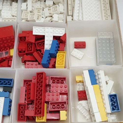 Vintage LEGO Samsonite & Technic 536 870 Building Sets Boxes Inserts 1960s 70s