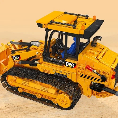 Mould King 17098 Crawler Tracked Loader Remote Control Truck Building Block Toy