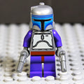 LEGO Star Wars Custom Jango Fett Minifigure w/ Jetpack & 2 Blaster Pistols
