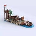 Viking Village Expansion Package Street View Building Blocks Set Creative
