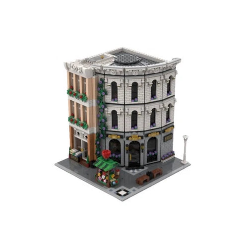 Birch Bank Modular Building Blocks MOC Bricks Toy Set 2781pcs for Adults & Kids