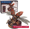 ROKR 3D Puzzles for Adults Electric Insect Metal Model Building Kit Desk Toys Ho